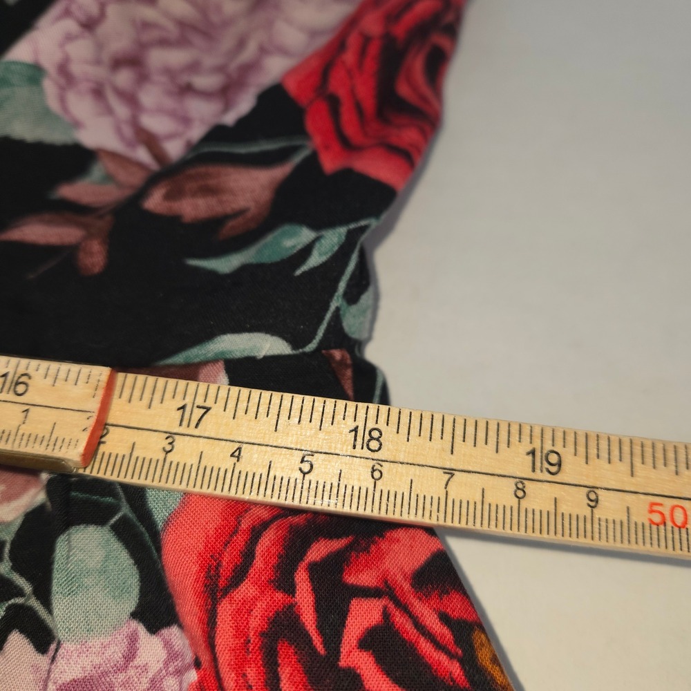 Torrid Floral Fit & Flare Dress Womens 1 Vacation Feminine Cottagecore Garden - Picture 8 of 12